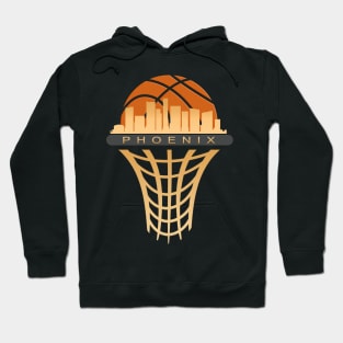 Phoenix Basketball Fans Cityscape Hoodie